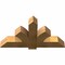 Ekena Millwork Redmond Rough Sawn Timber Gable Bracket, Western Red Cedar, 48"W x 26"H x 6"D x 6"F, 13/12 Pitch GBW048X26X0606RED00RWR - alternate 5